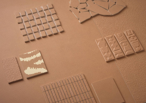 Керамогранит мозаика 41ZERO42 Nok 4101230 Crock Mosaic Terra 40х40 фото 2