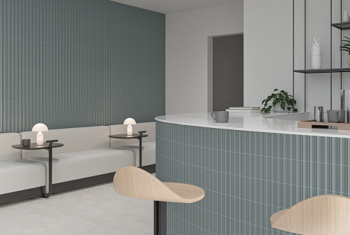 Керамическая плитка WOW Faces 131496 Hill Steel Blue 5х40 фото 2