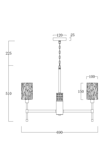 Люстра Freya FR5133PL-06CH фото 2