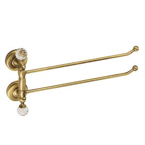 Полотенцедержатель Migliore Amerida двойной поворотный L37 см, бронза/Swarovski 16570 фото