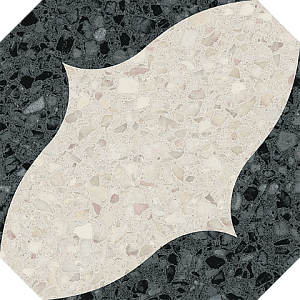 Керамогранит 4T78 Octgono Cerbera Negro 20x20 фото