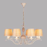 Подвесная люстра Eurosvet 60027/8 белый с золотом фото
