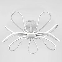 Накладная люстра Eurosvet 90134/12 белый с серебром фото