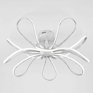 Накладная люстра Eurosvet 90134/12 белый с серебром фото