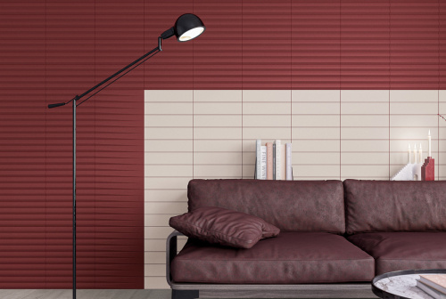 Керамическая плитка WOW Stripes 123806 Garnet 7,5х30 фото 2