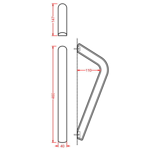 Artceram Postit Полотенцедержатель керамический 46х4см, подвесной, цвет: белый фото 2