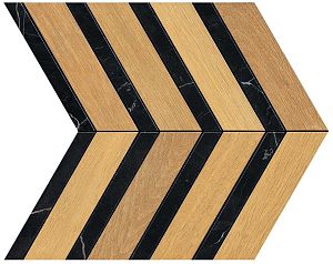 Мозаика Atlas Concorde AO3K Heartwood Malt Marble Chevron 29,4x28,7 фото