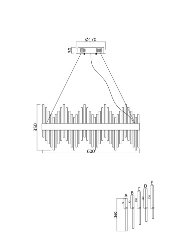Подвесной светильник Freya FR10008PL-L46G фото 2