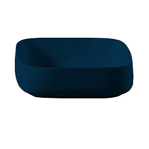 Artceram COGNAC Раковина 55x35 см, без отв,, настольная Quadro, цвет: notte фото