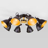 Люстра на штанге Eurosvet 70112/8 черный фото