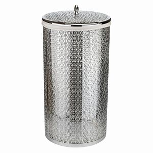 Корзина для белья Migliore Complementi ажурная 44 литра, D31, H63 см, хром 24738 фото