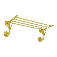 Полка-решетка Migliore Luxor L70xH24xP33 см, золото 26127 фото