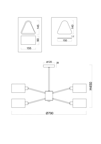 Люстра Freya FR5040PL-08CH фото 2