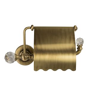 Бумагодержатель Migliore Amerida закрытый (с крышкой), бронза/Swarovski 16557 фото