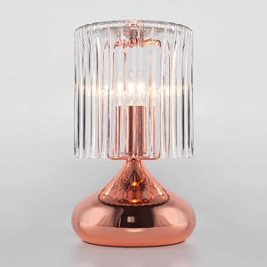 Настольная лампа Eurosvet 01068/1 розовое золото фото