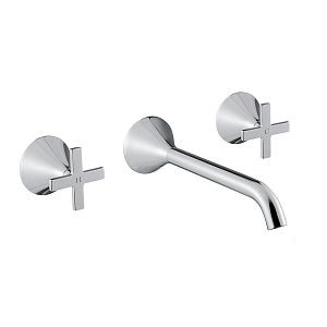 Смеситель для раковины Migliore Sirius скрытого монтажа настенный, на 3 отверстий, излив L21 см, хром 28166 фото