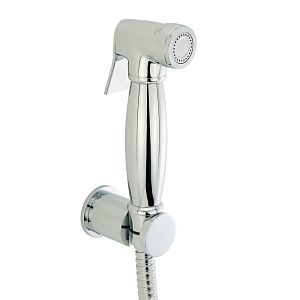 Гигиенический душевой набор Migliore Tonda, лейка/держатель латунь/шланг латунь, хром 30902 фото