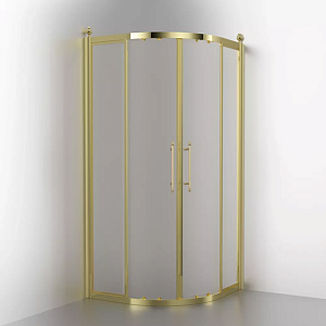 Душевая кабина Migliore Aurelia угловая R90 88-90xH185 см двери раздвижные с ручками, стекло матовое 22657 фото