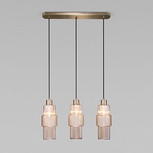 Подвесной светильник Eurosvet 50209/3 бронза фото