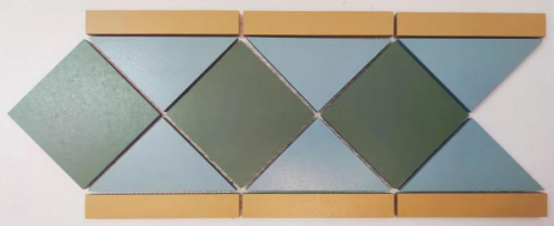 Плитка Metlaha Palazzo Злата (Бордюр) 41.7х18.5