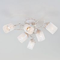 Накладная люстра Eurosvet 30053/6 белый с золотом фото