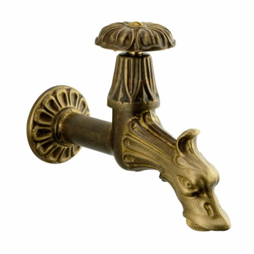 Кран садовый Migliore Artistica "Дракон" декоративный, бронза 18415