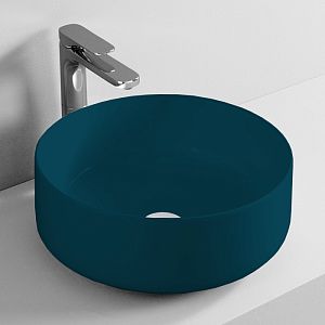 Artceram COGNAC Раковина 42 см, без отв,, настольная, цвет: petrolio фото