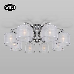 Накладная люстра Eurosvet 60124/8 хром Smart (60109/8) фото