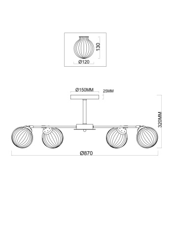 Люстра Freya FR5041PL-10BS фото 2