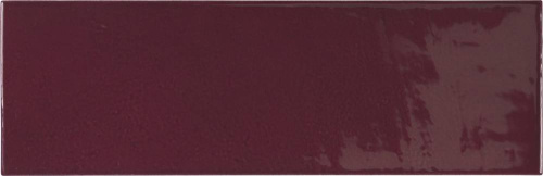 Equipe Village Настенная керамическая плитка Aubergine 6.5x20 глазурованный глянцевый