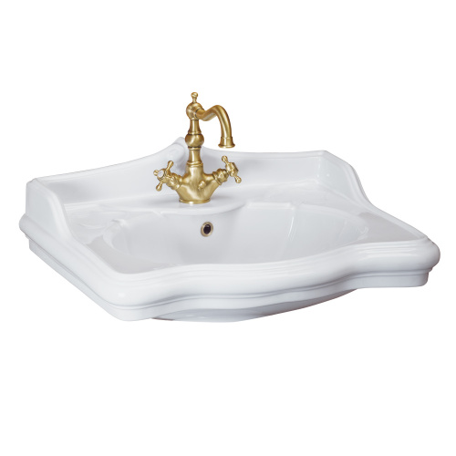 Раковина тюльпана Migliore Impero 70 см, белая керамика 20787