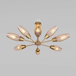 Люстра на штанге Eurosvet 60140/9 золото фото