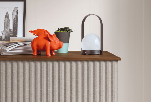 Керамическая плитка WOW Stripes 123815 Liso XL Dove 7,5х30 фото 2