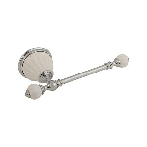 Бумагодержатель Migliore Olivia, керамика белая, хром 17482 фото