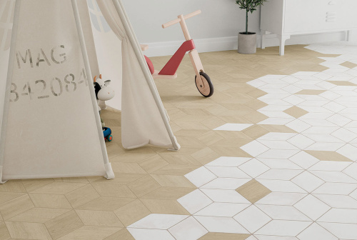 Керамогранит WOW Mud 117391 Diamond Pure White 14х14 фото 2