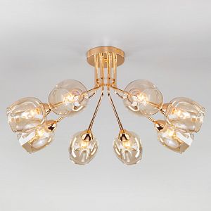 Люстра на штанге Eurosvet 30164/8 золото фото