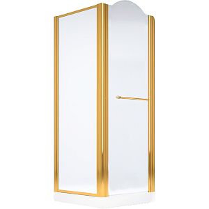 Душевая кабина Migliore Diadema квадратная 90х90хH203 см дверь распашная DX, стекло прозрачное 22702 фото