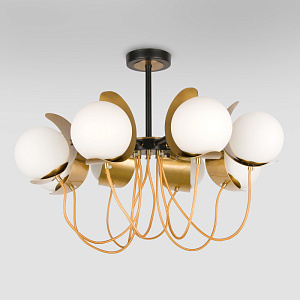 Люстра на штанге Eurosvet 70110/8 черный фото