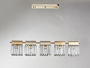 Подвесная люстра Newport 4205/S gold фото