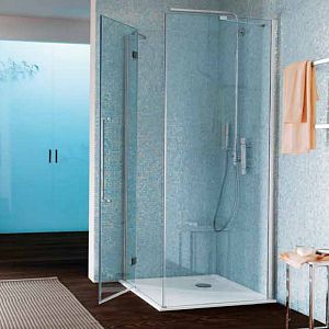 SAMO Zenit Душевое ограждение 86,5х86,5х200см,, хром, прозрачное стекло фото