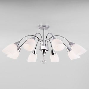 Люстра на штанге Eurosvet 30149/8 хром фото