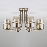 Люстра на штанге Eurosvet 60085/8 античная бронза фото