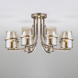 Люстра на штанге Eurosvet 60085/8 античная бронза фото