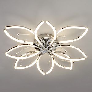 Накладная люстра Eurosvet 90092/8 хром фото