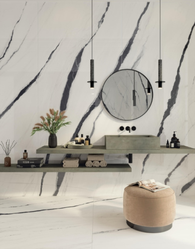 Керамогранит 610010002717 Forte dei Marmi Panda White Rett 80x80 фото 2