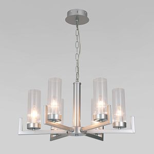 Подвесная люстра Eurosvet 60133/6 серебро фото