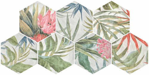 DURSTONE SIX Aruba Керамогранит Blanco 23x27 глазурованный матовый