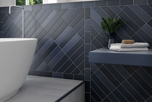 Плитка Equipe Matelier 26484 Volcanic black 7,5x30 фото 2