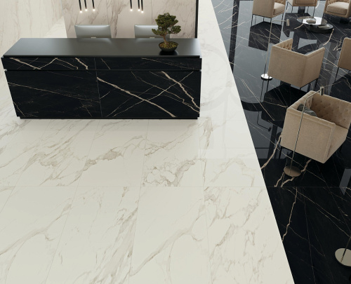 Керамогранит 610015000626 Empire Calacatta Black Lapp 60x60 фото 2