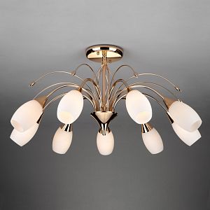 Люстра на штанге Eurosvet 22080/9 золото фото